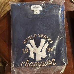 Vintage 1999 Adidas New York Yankees World Series Champion Crewneck Sweatshirt